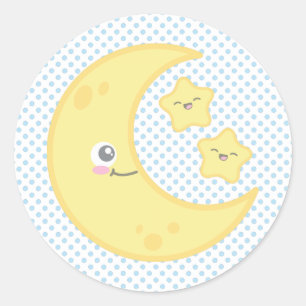 Stickers Kawaii Moon et Stars