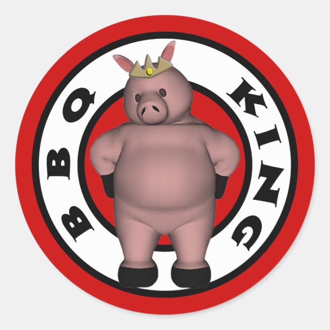 Stickers King BBQ (Devant)