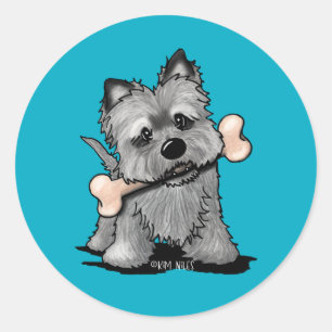 Stickers KiniArt Cairn Bone Appetit