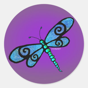 Stickers KiniArt Dragonfly