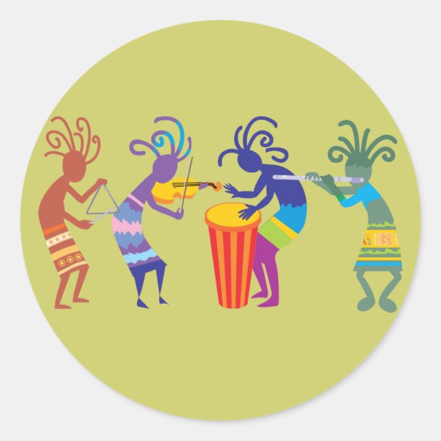 Stickers Kokopelli (Devant)