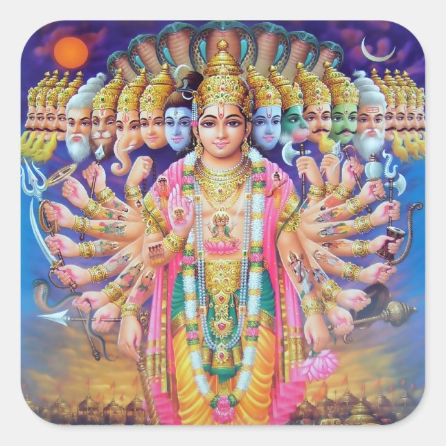 Stickers Krishna Vishvarupa (Devant)
