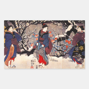 Stickers Kuniyoshi Trois Femmes