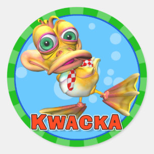 Stickers Kwacka amusants