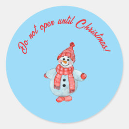 Stickers & Labels von einem Schneemann