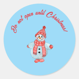 Stickers & Labels von einem Schneemann