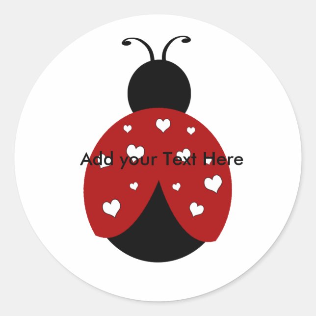 Stickers Lady Bug (Devant)