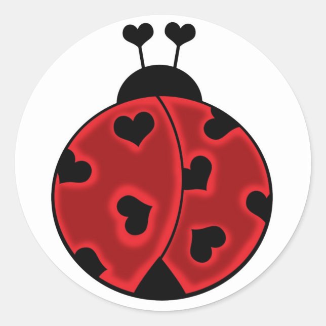 Stickers Lady Love Bug (Devant)