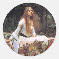 Stickers Lady of Shallot