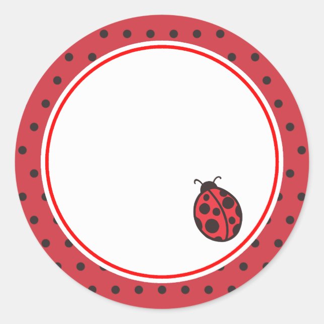 Stickers Ladybug (Devant)