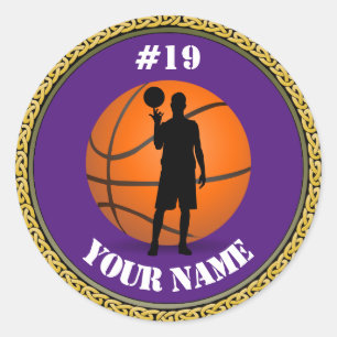 Stickers Lecteur de basket-ball - Ajouter nom et n