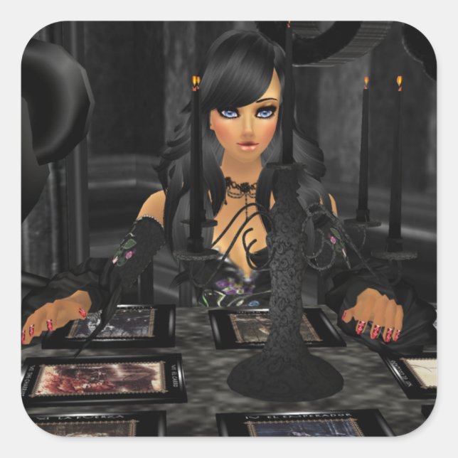 Stickers Lecture de Tarot (Devant)