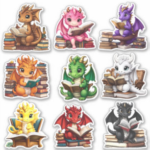 Stickers Lecture Dragons