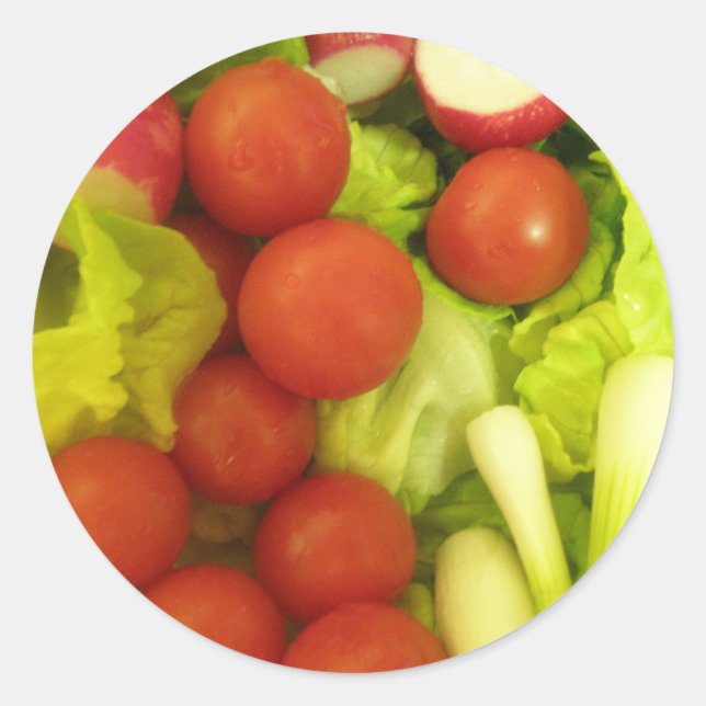 Stickers Légumes de salade (Devant)