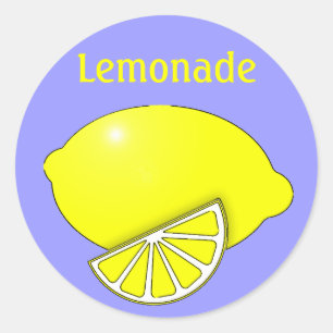 Stickers Lemonade avec citron et coin