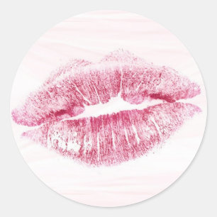 Stickers Lèvres Kiss Rouge
