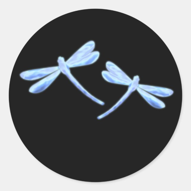 Stickers libellules - Glueur de glace (Devant)