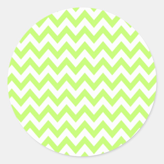 Stickers Lime Chevron (Devant)