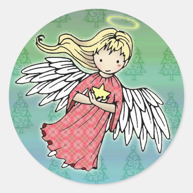 Stickers Little Christmas Angel (Devant)
