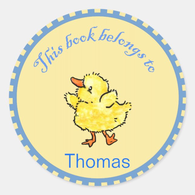 Stickers Little Duck Baby Book (Devant)