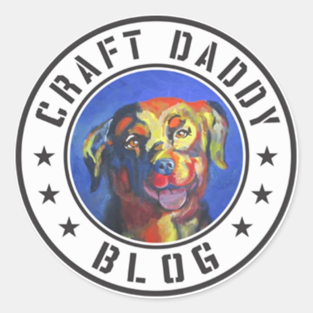 Stickers Logo du blog Craft Daddy (Devant)