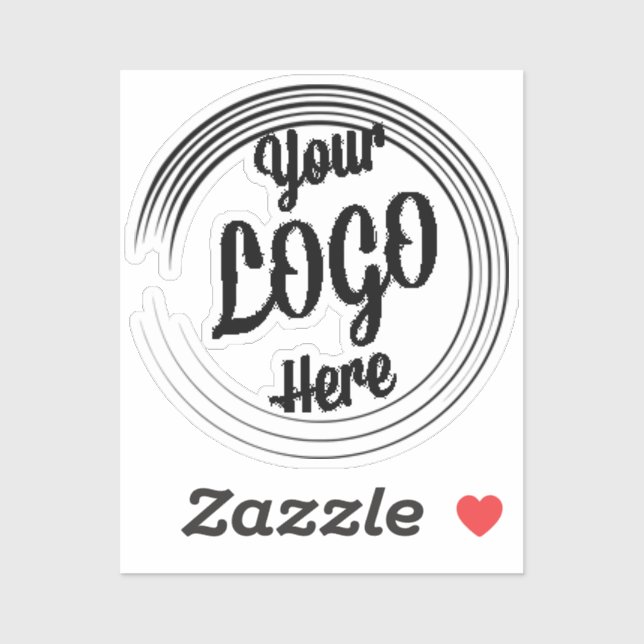 Stickers Logo Personnalisé Logo Professionnel (Feuille)