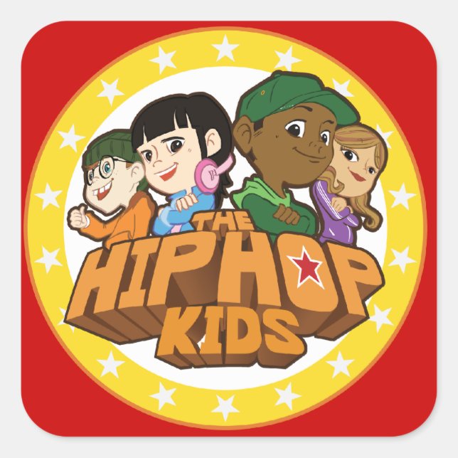 Stickers Logo pour Enfants Hip hop (Devant)