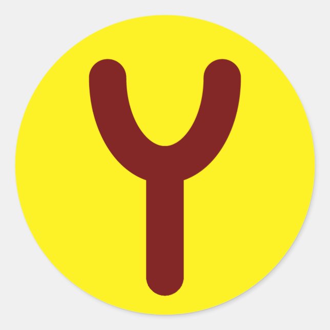 Stickers Logo utopique (Devant)