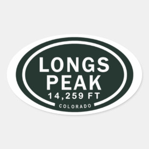 Stickers Longs Peak 14,259 FT CO Mountain