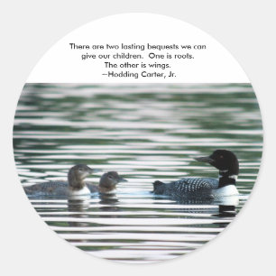 Stickers Loon avec devis