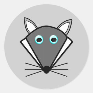 Stickers Loup d'Halloween