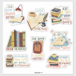 Stickers Lover du livre