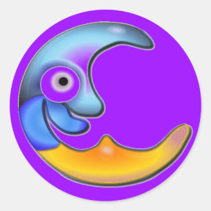 Stickers Lune folle