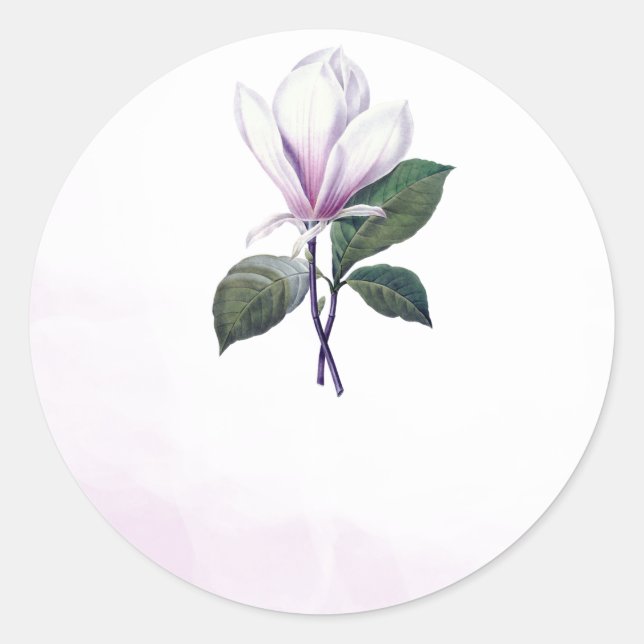 Stickers Magnolia Wedding Favor (Devant)