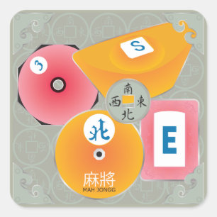 Stickers Mah Jongg Bettors