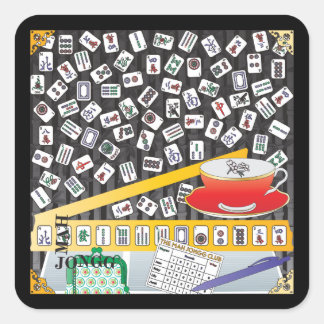 Stickers Mah Jongg Limerick Mahj