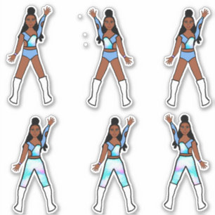 Stickers Majorette / Danseuse Oceanside