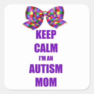 Stickers Maman Autisme Calme