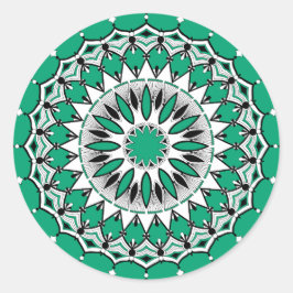 Stickers Mandal Vert (Design 1)