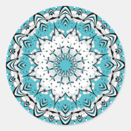 Stickers Mandala bleu (Design 3)