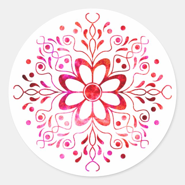 Stickers Mandala Flower (Devant)