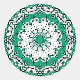 Stickers Mandala Vert (Design 3)