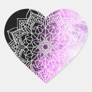 Stickers Mandala violet