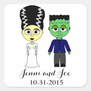 Stickers Mariage à thème Halloween