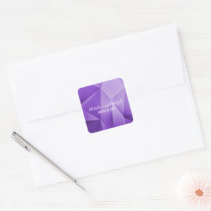Stickers mariage Amethyst Jewel Tones
