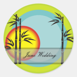 Stickers Mariage Bambou