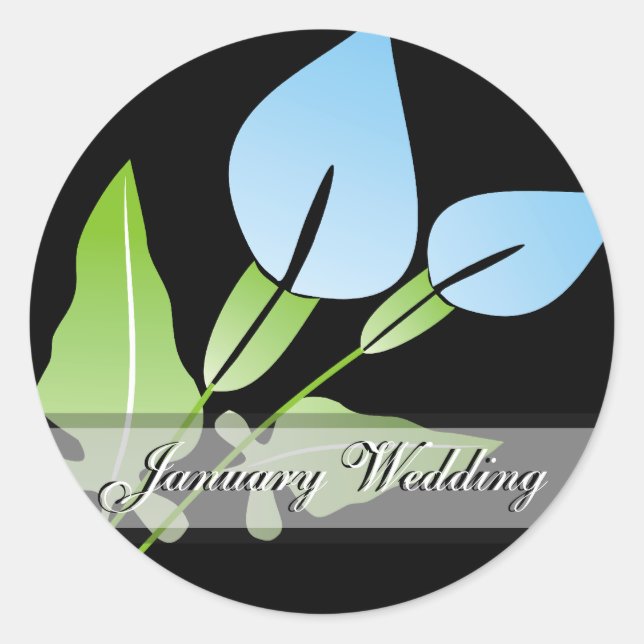 Stickers Mariage Calla Lily (Devant)