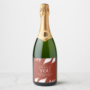 Stickers Mariage Champagne Orange Brûlé