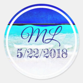 Stickers mariage Date Mariée et Groom