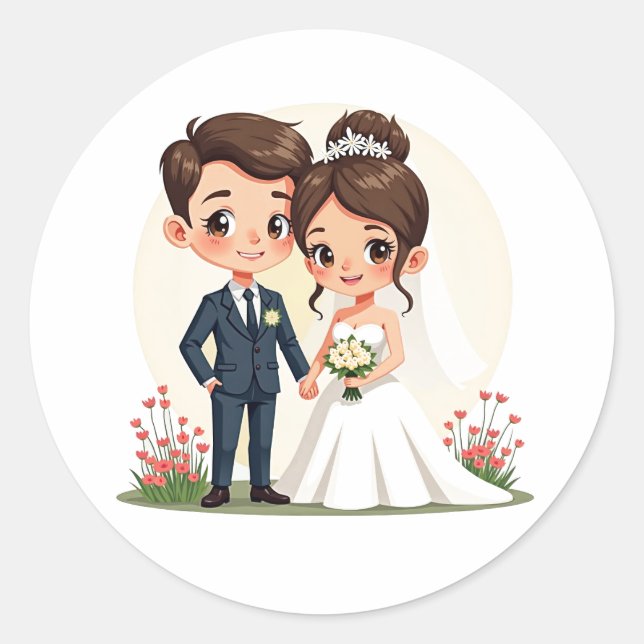 Stickers Mariage de charme (Devant)